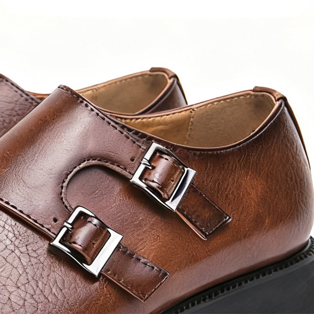 Mocassins Homme en Cuir Finition Semi-Brillante
