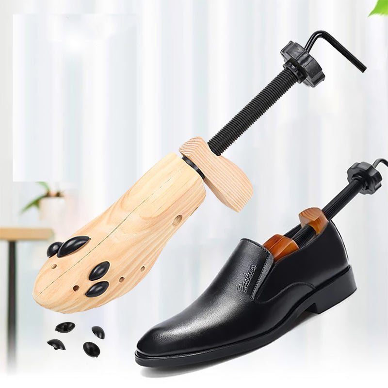 Embouts de Chaussures en Bois – Réglables pour Femmes et Hommes, Idéaux pour Baskets et Chaussures Élégantes