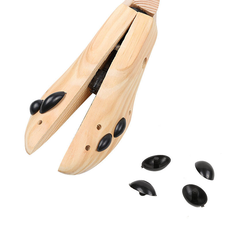 Embouts de Chaussures en Bois – Réglables pour Femmes et Hommes, Idéaux pour Baskets et Chaussures Élégantes