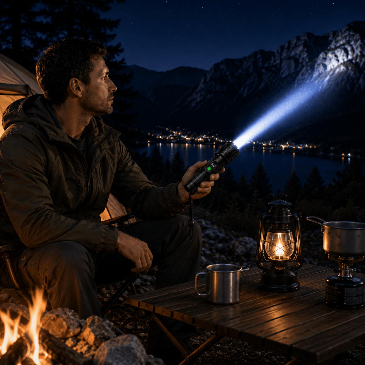 LED Flashlight – Compact and Durable for Camping, Hiking, and Home Use