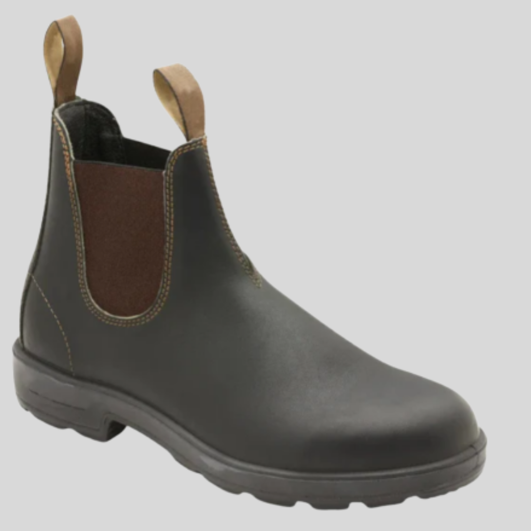 Bottines Homme Sans Lacets en Cuir Lisse
