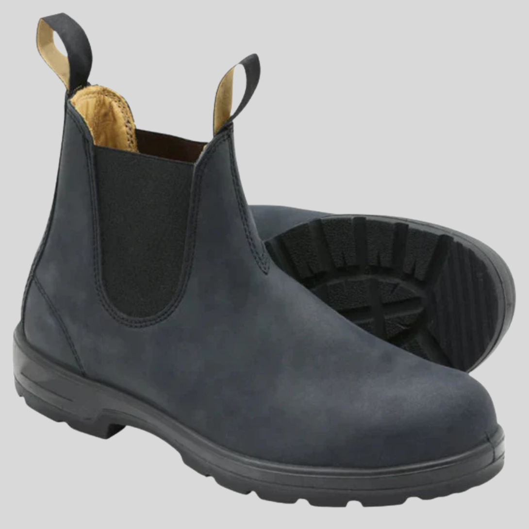 Bottines Homme Sans Lacets en Cuir Lisse