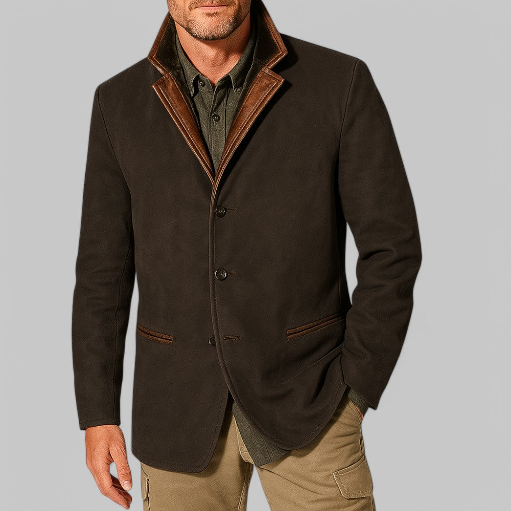 Blazer Homme Vintage Style Field - Veste d'Automne Structurée