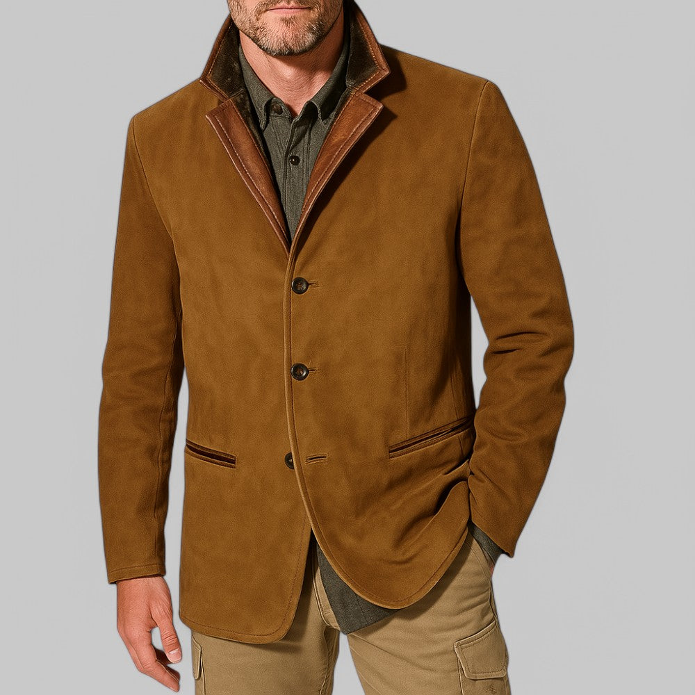 Blazer Homme Vintage Style Field - Veste d'Automne Structurée