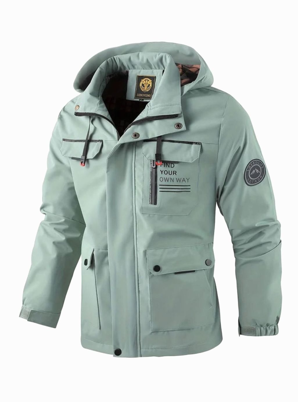 Veste d'Hiver Homme Imperméable et Matelassée