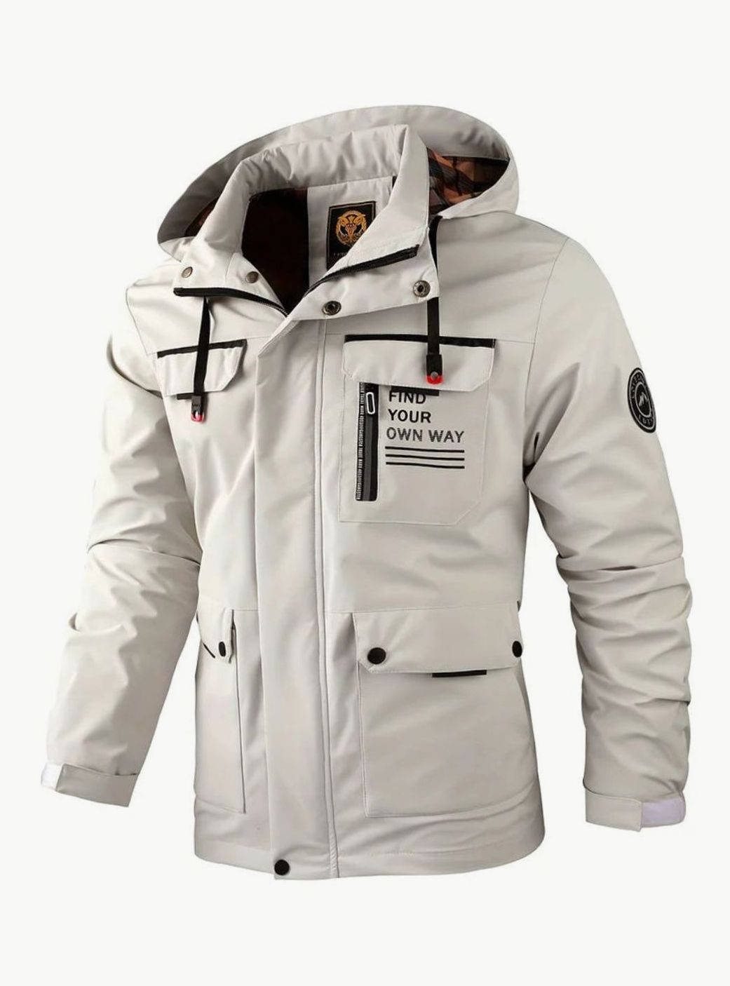 Veste d'Hiver Homme Imperméable et Matelassée
