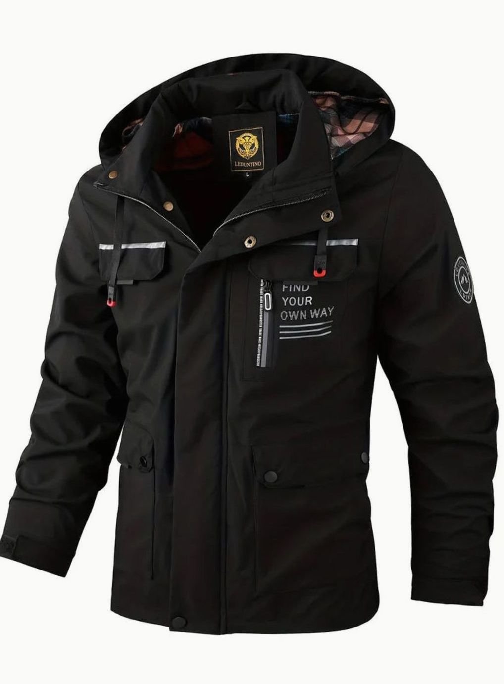Veste d'Hiver Homme Imperméable et Matelassée