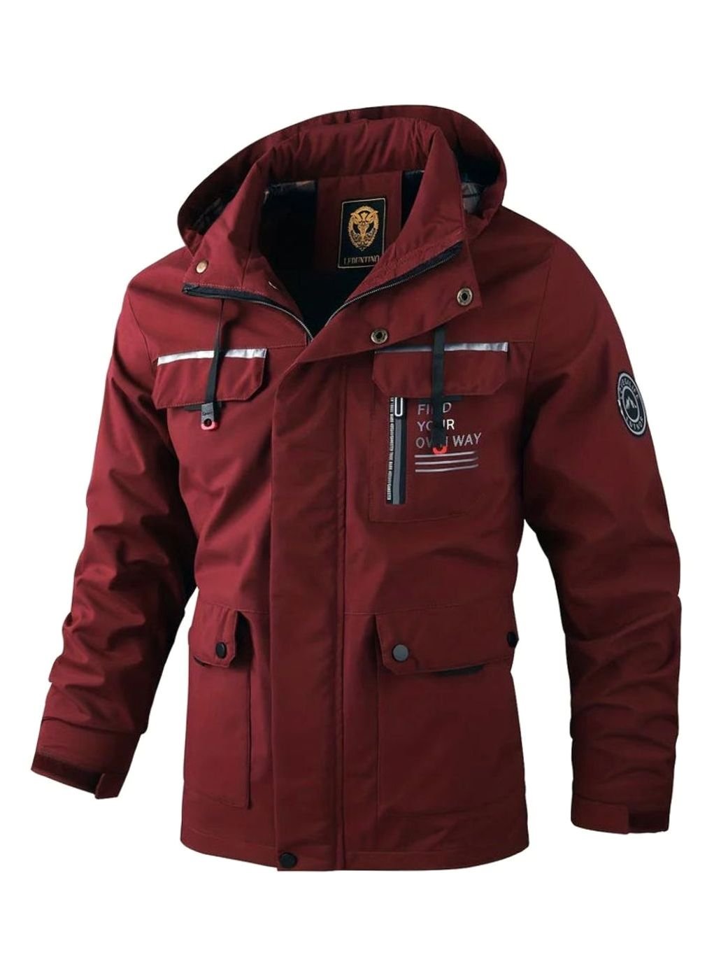 Veste d'Hiver Homme Imperméable et Matelassée