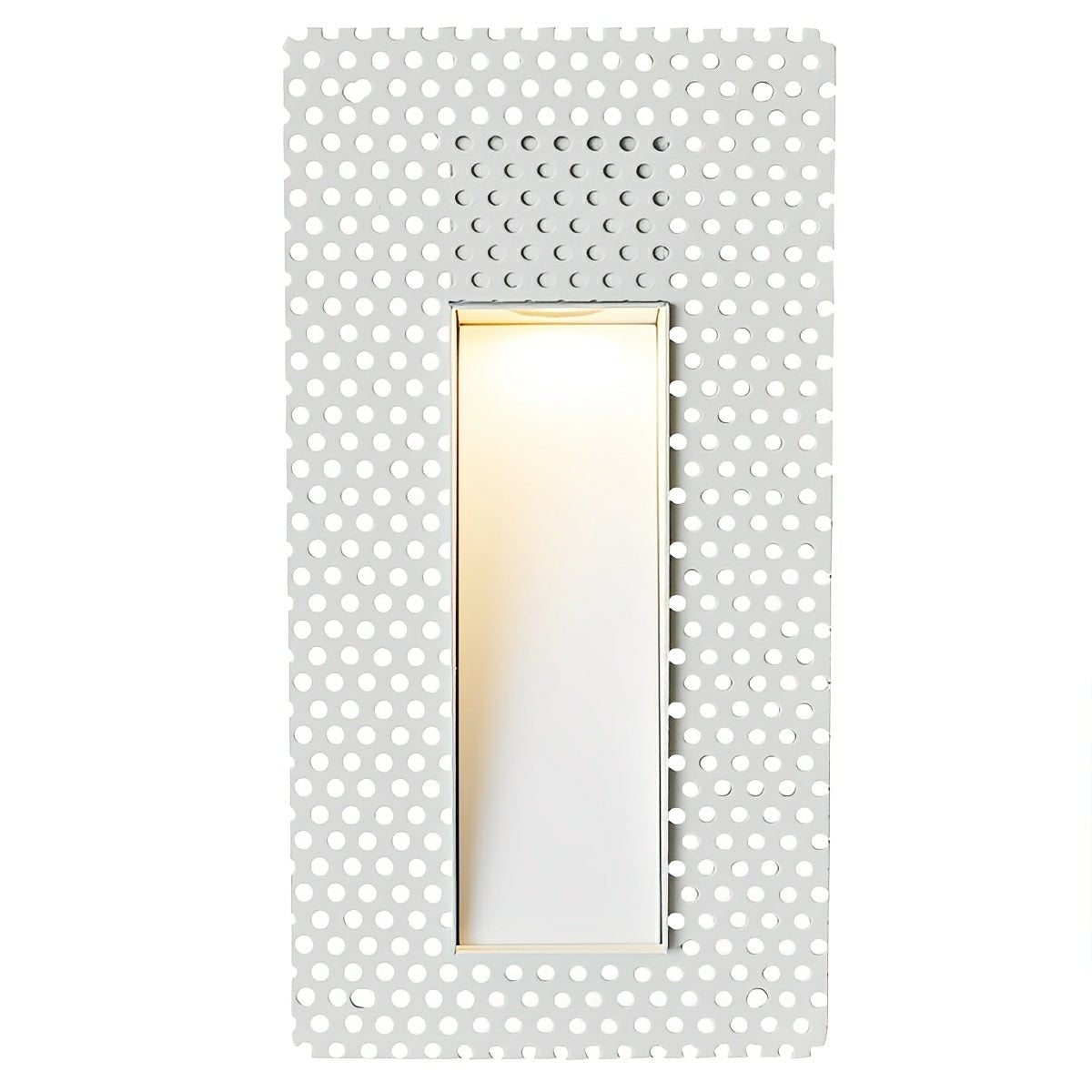 Minimalist LED Wall Sconce – White, Rectangular Design with Motion Sensor for the Hallway or Bedroom