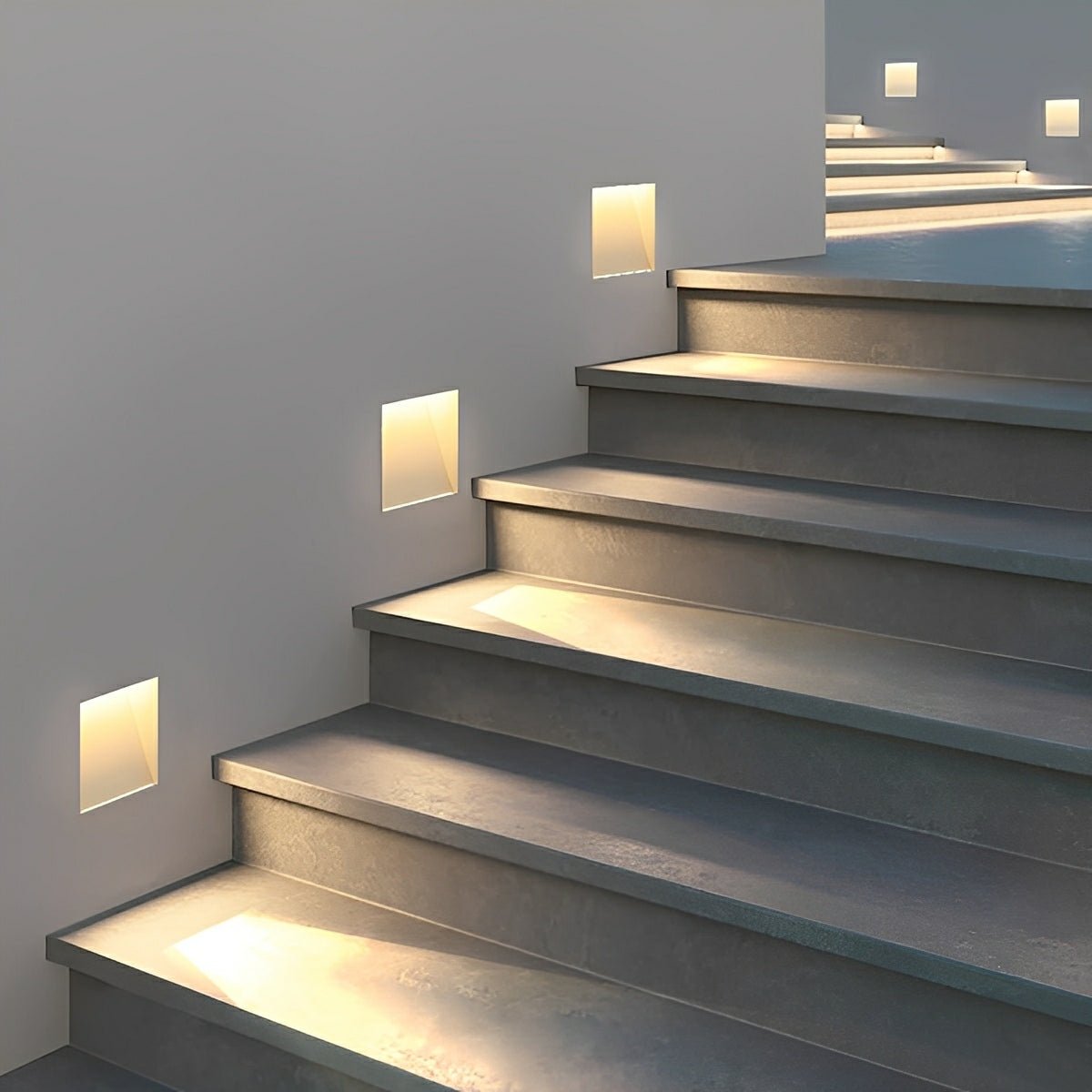 Minimalist LED Wall Sconce – White, Rectangular Design with Motion Sensor for the Hallway or Bedroom