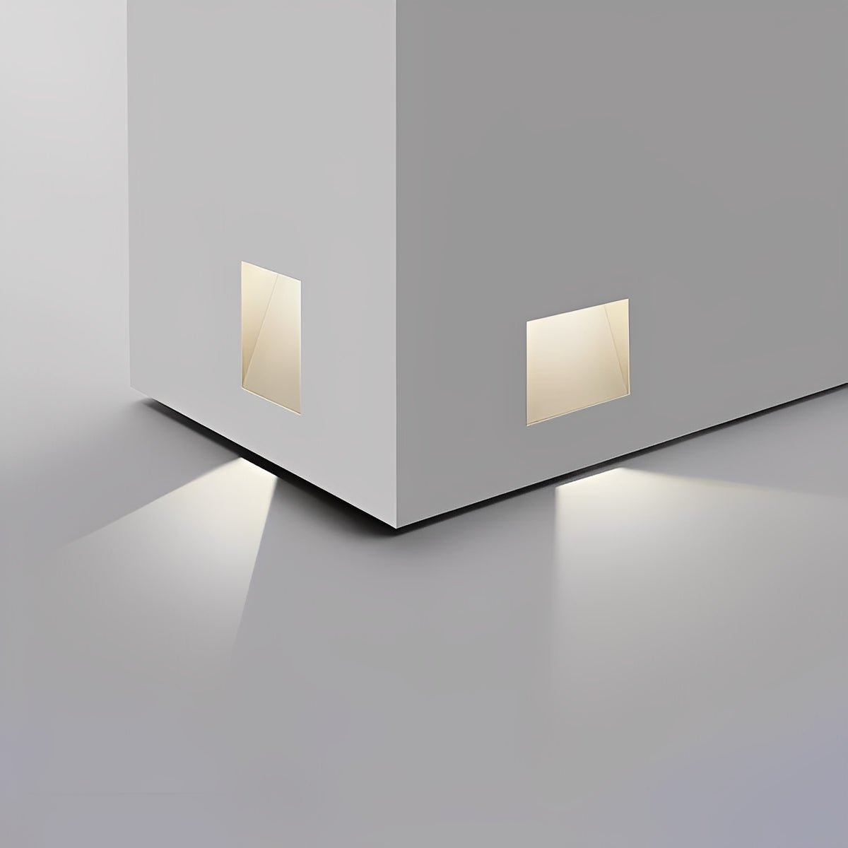 Minimalist LED Wall Sconce – White, Rectangular Design with Motion Sensor for the Hallway or Bedroom