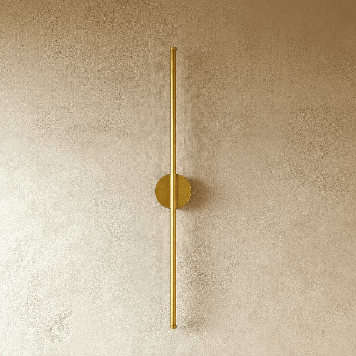 Modern Aluminum Wall Lamp Offset Rod LED Close Up