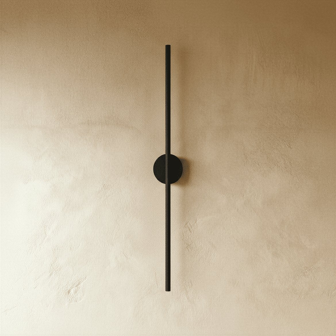 Modern Aluminum Wall Lamp Offset Rod LED Front