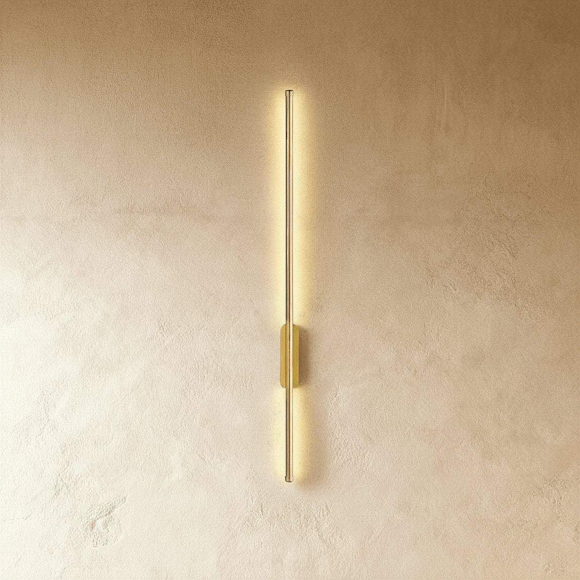 Modern Aluminum Wall Lamp Offset Rod LED Lifestyle