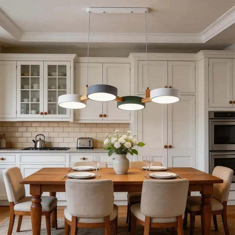 Scandinavian four-light pendant ceiling lamp for modern kitchen dining room with balanced ambient lighting (10795371266381)
