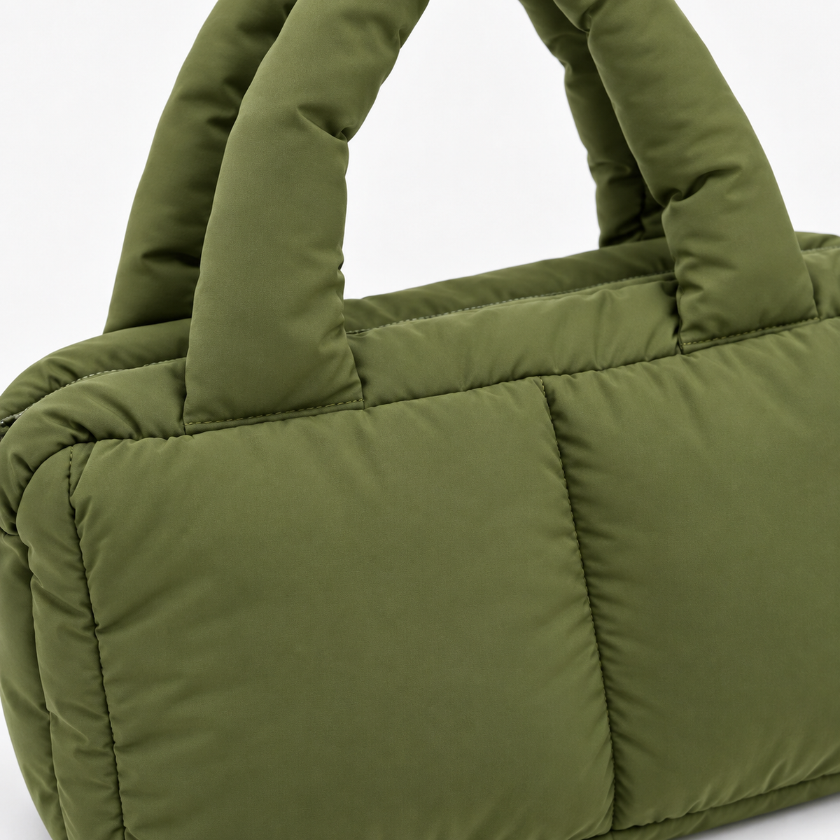 Women's Quilted Shoulder Bag - Handbag with Multiple Storage Compartments