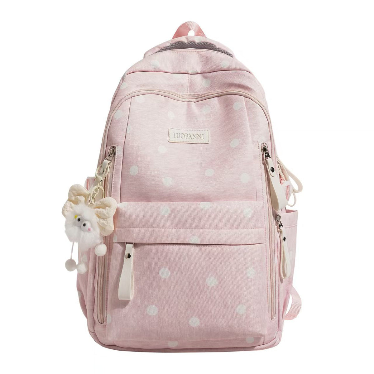Sac à Dos à Pois Multi-Poches pour Enfant et Adulte
