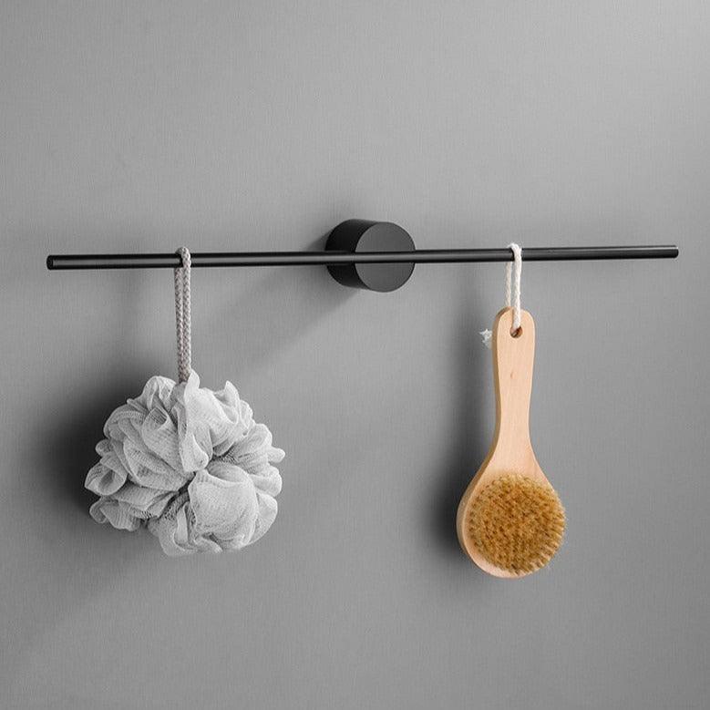 Towel Rack – Brushed Aluminum, Minimalist Design for the Bathroom or Wellness Area
