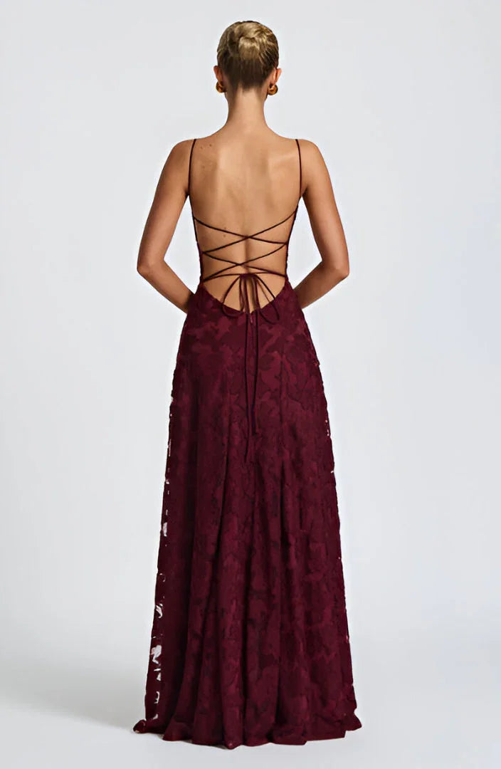 Robe Longue Femme Fleurie à Fines Bretelles