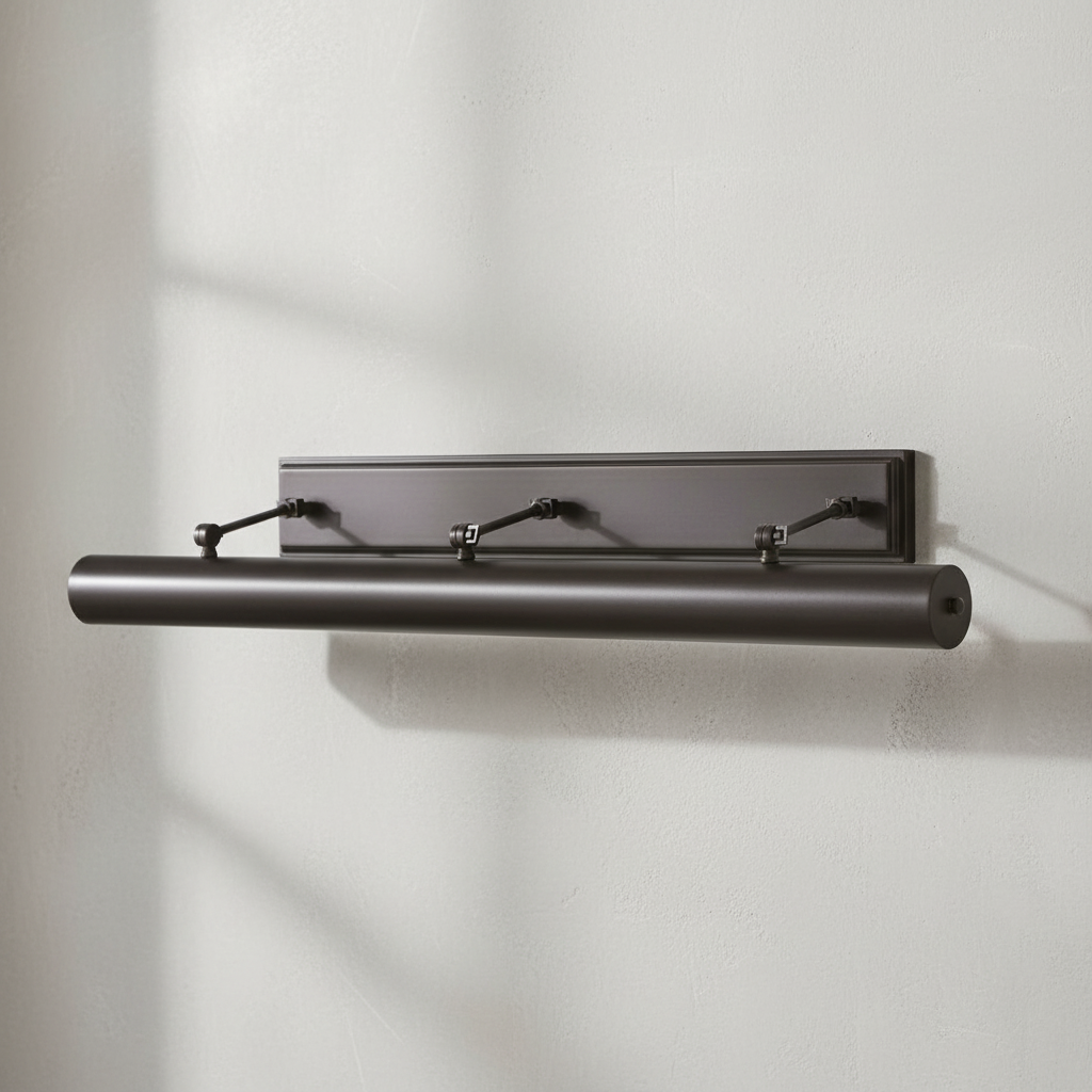 Schilderijlamp Klassiek met 6 Lichtpunten en Cilindrische Buis