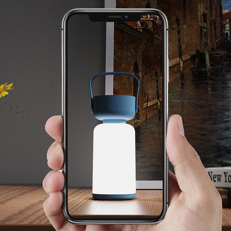 Lampe de Table LED Portable et Étanche - Design Cylindrique Moderne
