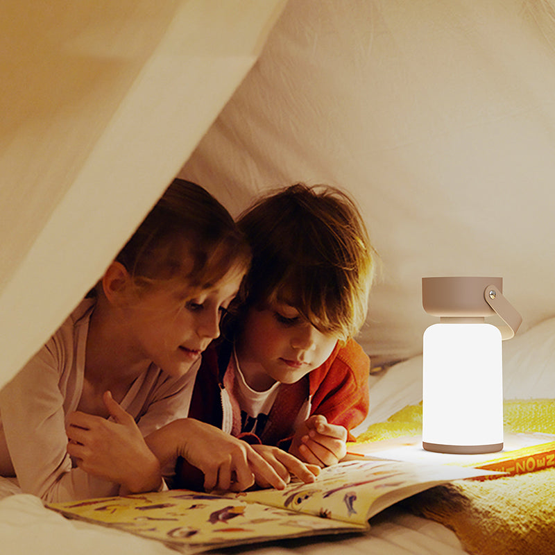 Lampe de Table LED Portable et Étanche - Design Cylindrique Moderne