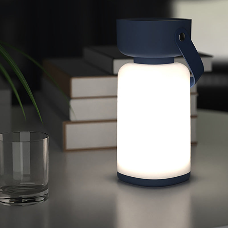 Lampe de Table LED Portable et Étanche - Design Cylindrique Moderne
