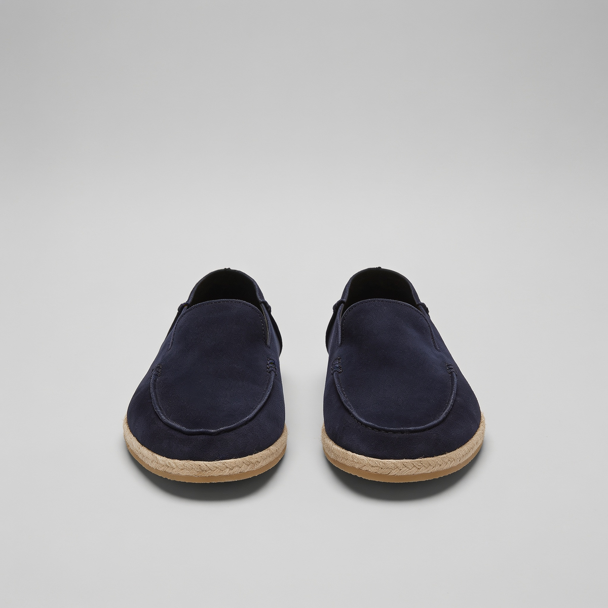 Mocassins Espadrilles Homme en Daim, Semelle Jute