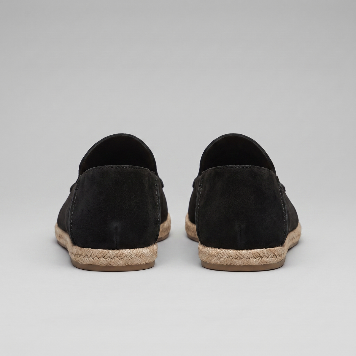 Mocassins Espadrilles Homme en Daim, Semelle Jute