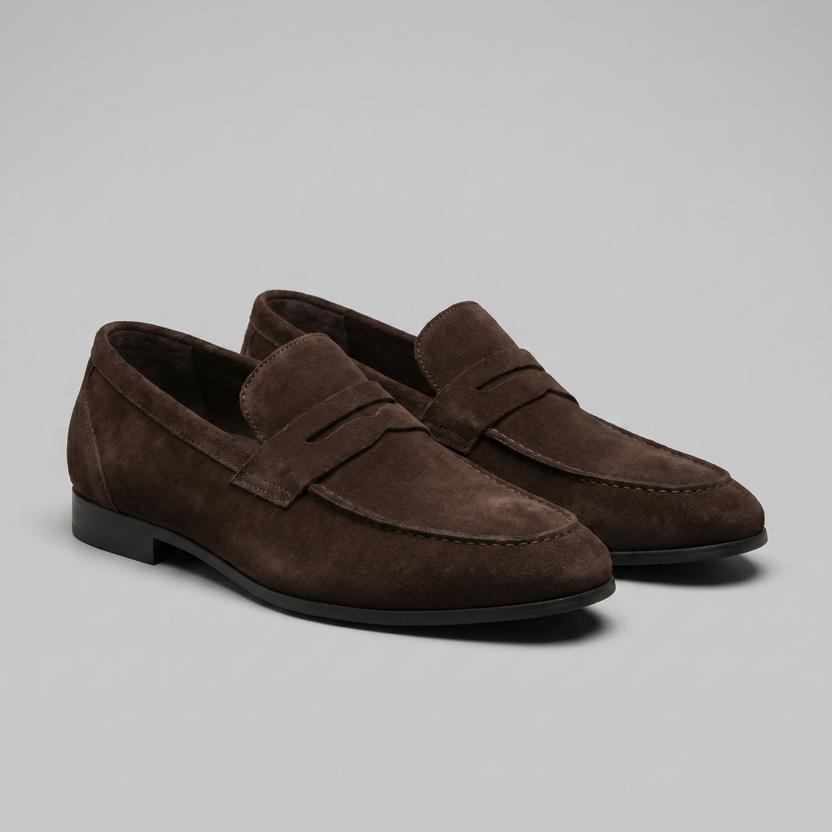 Mocassins Penny Homme en Daim - Style Smart Casual