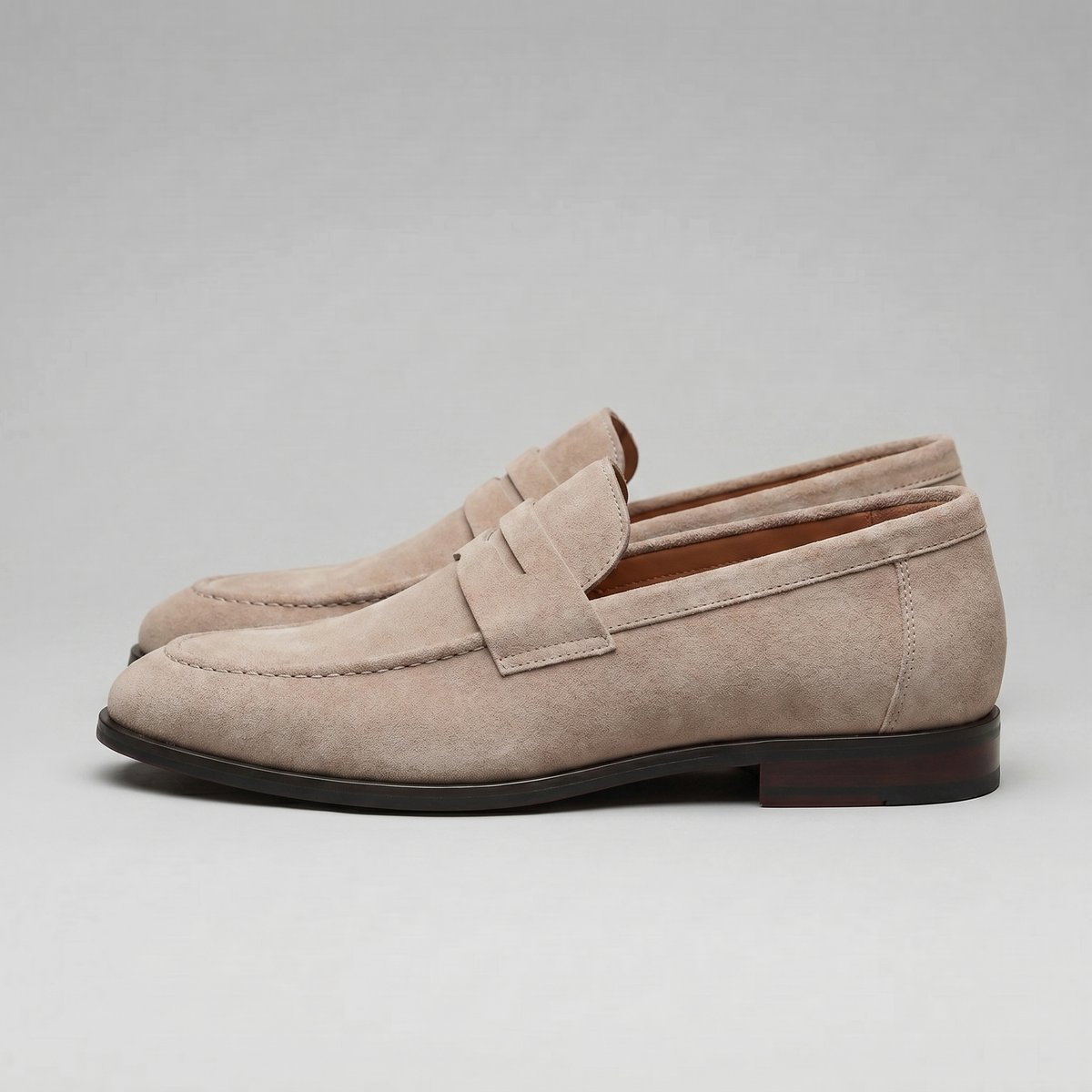 Mocassins Penny Homme en Daim - Style Smart Casual