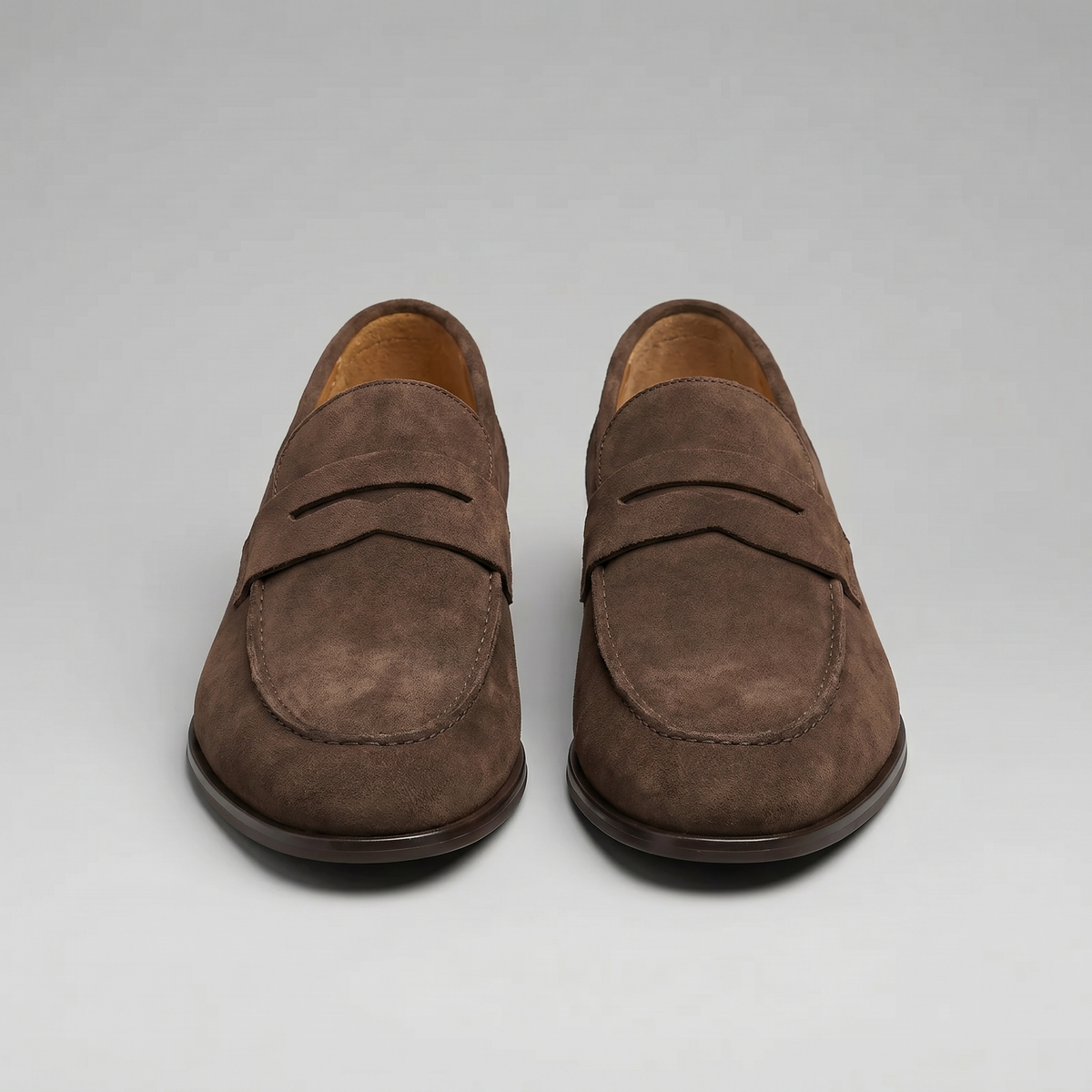Mocassins Penny Homme en Daim - Style Smart Casual