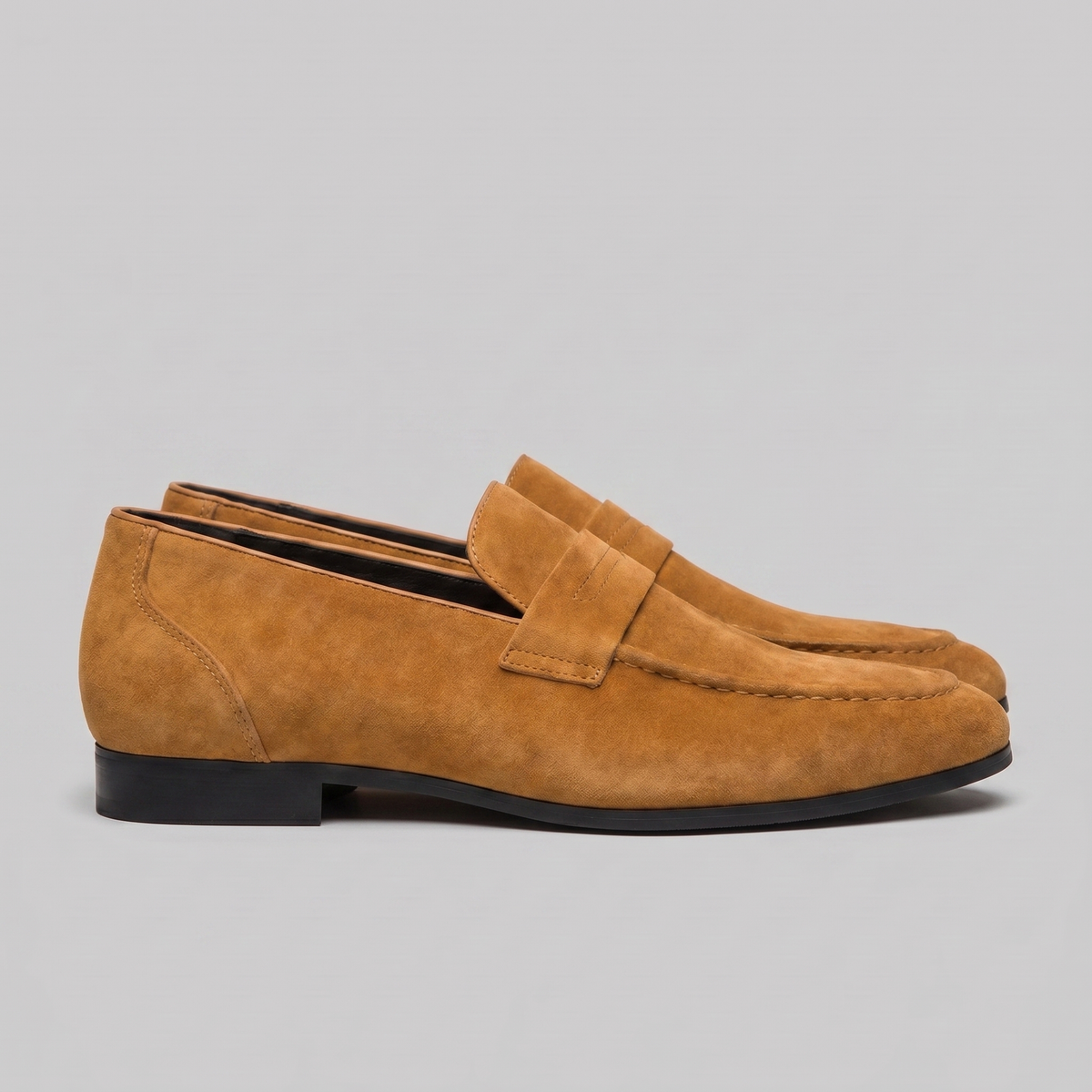 Mocassins Penny Homme en Daim - Style Smart Casual