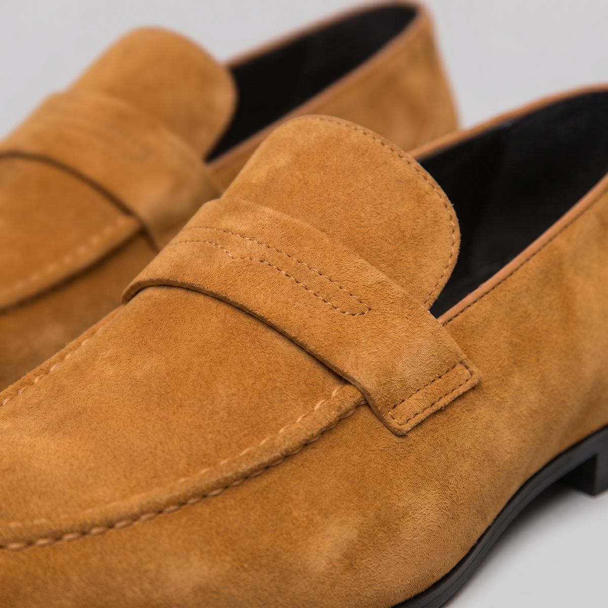 Mocassins Penny Homme en Daim - Style Smart Casual