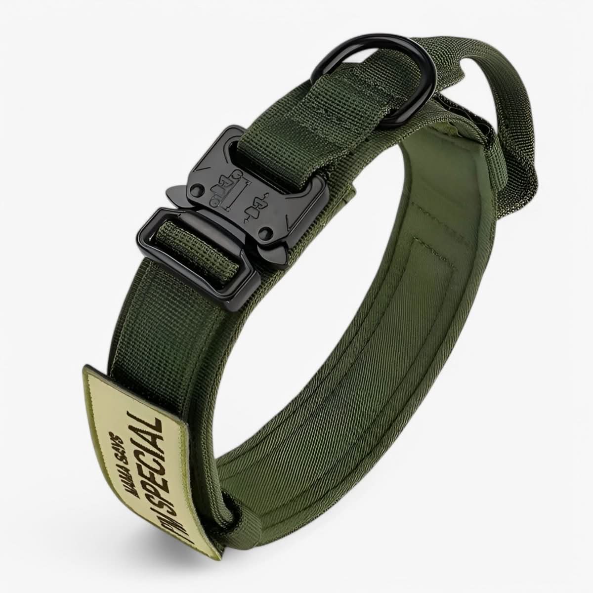 Collar de nailon para perros – Negro, diseño resistente para perros de tamaño mediano y grande, ideal para paseos y adiestramiento