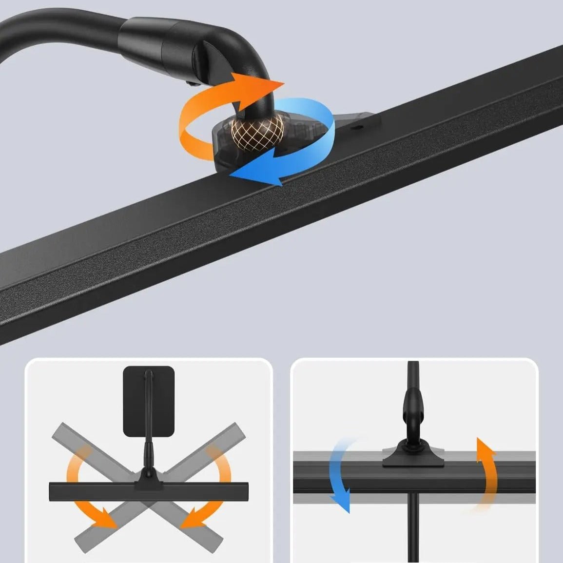 LED-bureaulamp – dimbaar met flexibele arm, modern ontwerp voor de thuiswerkplek of de slaapkamer