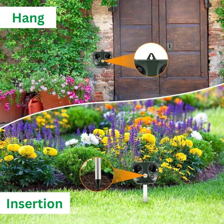 Ultrasonic Bird & Pest Defender - Bird Scarer - Wild Eye Vision