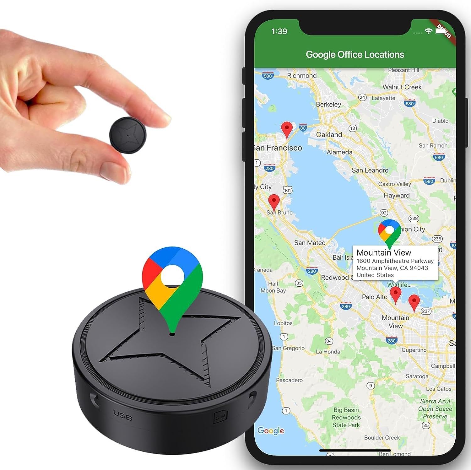 Magnetic GPS Tracker – Compact, Reliable Location Tracking for Valuable Items