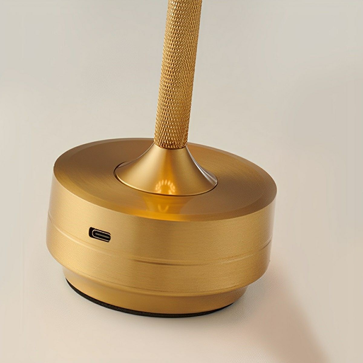 Dimmable Table Lamp – Gold/Silver/Black, Modern Design with USB-C Charging Function for the Living Room or Bedroom