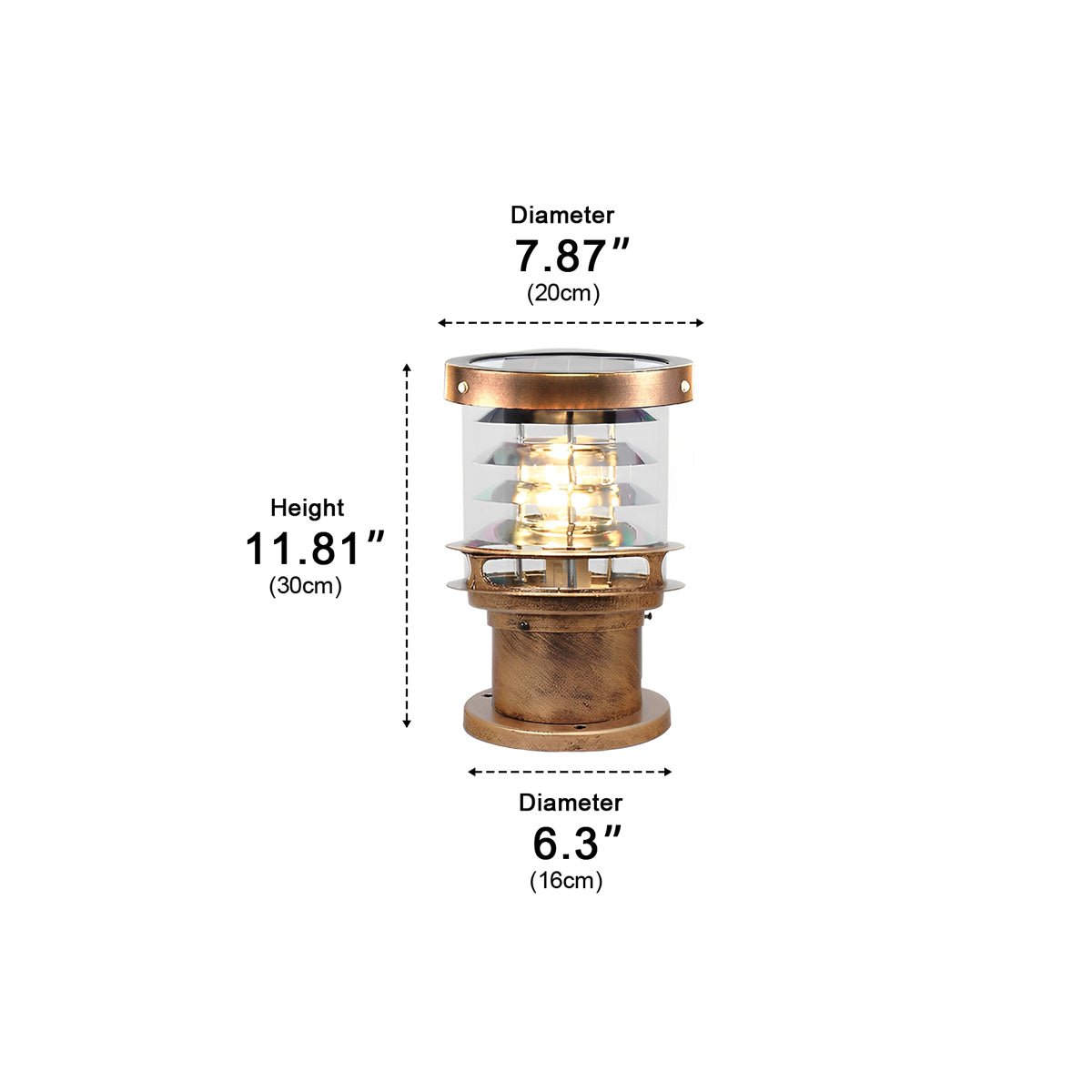 Modern Outdoor Light – Black or Bronze, Waterproof and Energy-Efficient for the Garden or Patio