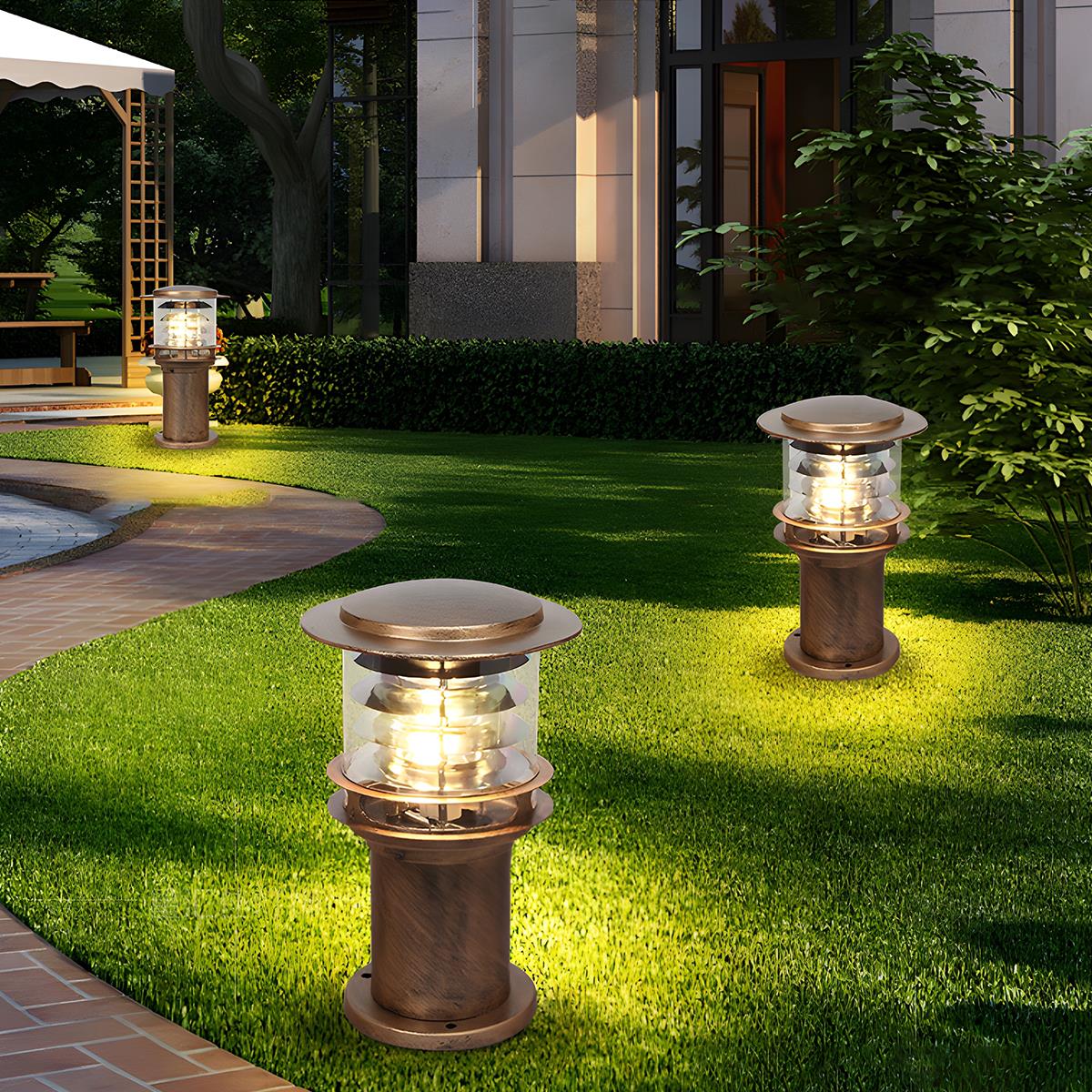 Modern Outdoor Light – Black or Bronze, Waterproof and Energy-Efficient for the Garden or Patio