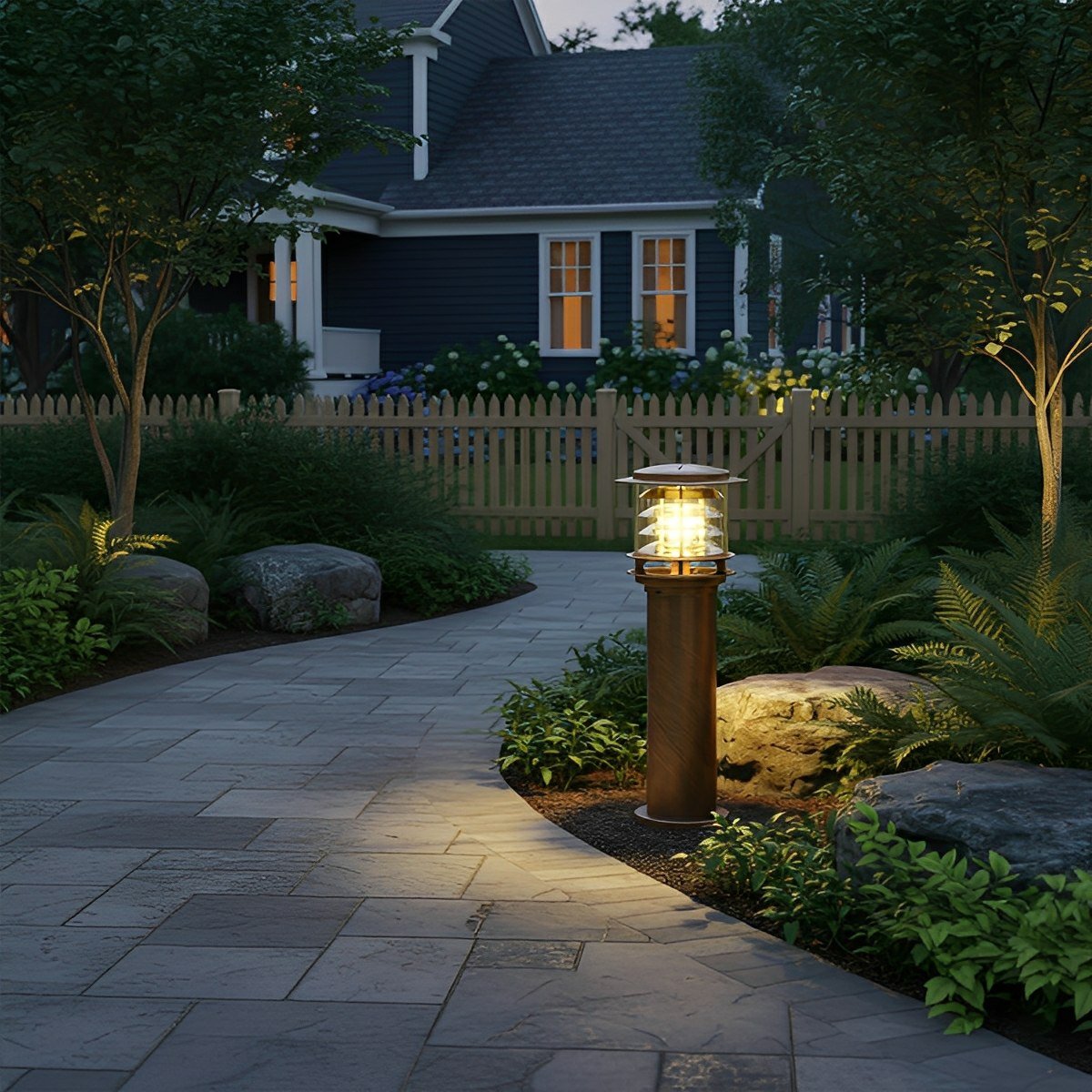 Modern Outdoor Light – Black or Bronze, Waterproof and Energy-Efficient for the Garden or Patio