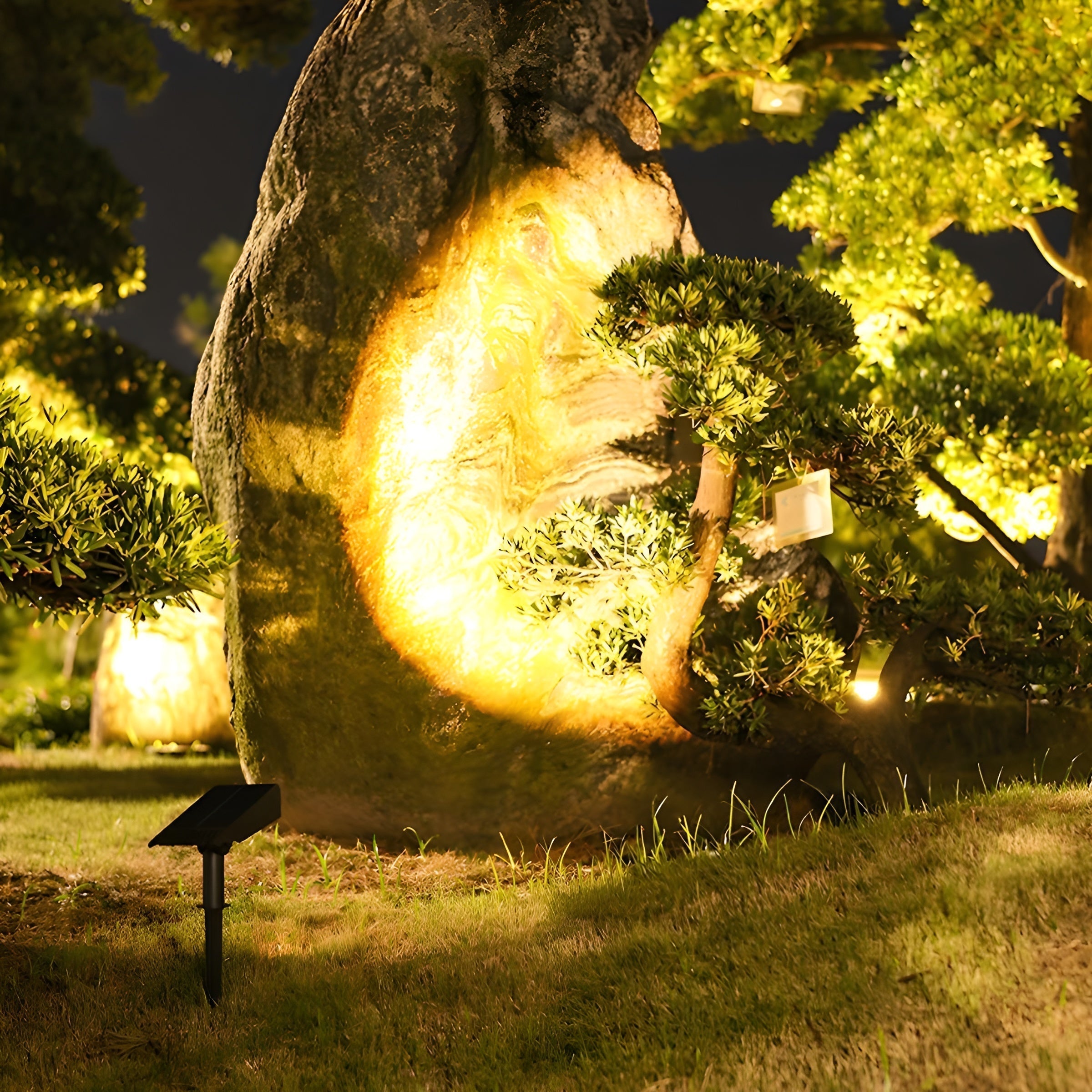 Spot Solaire d'Extérieur pour Jardin, Tête Orientable LED
