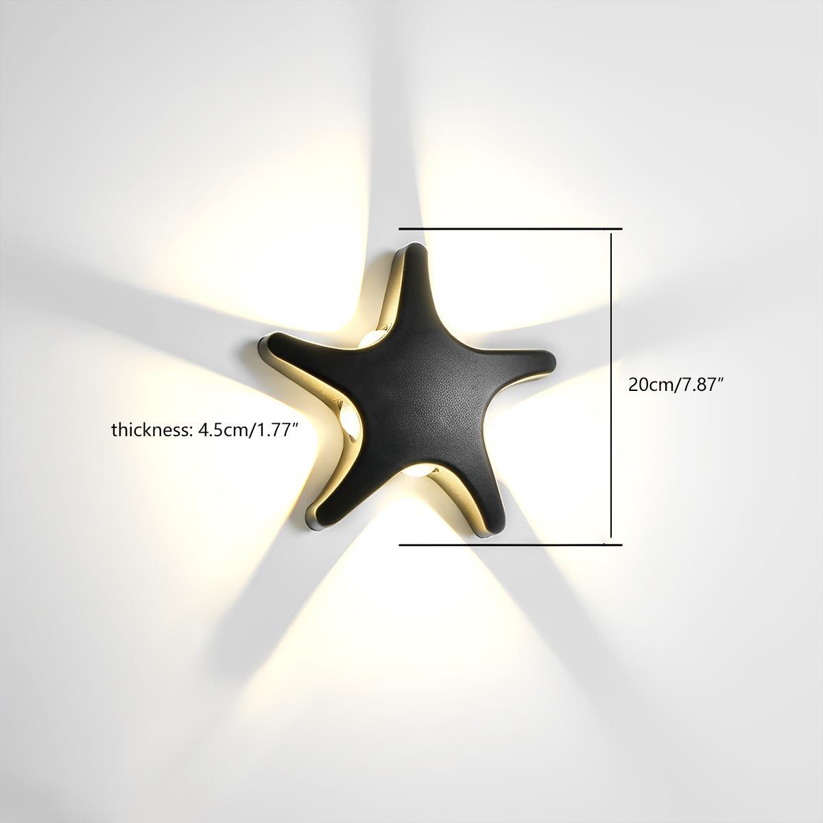 Outdoor Wall Sconce – Aluminum, Modern Animal Design in Black or White for Garden or Patio Lighting