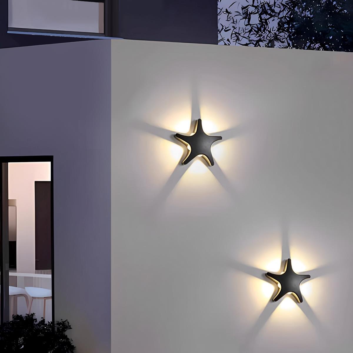 Applique Murale Extérieure – Aluminium, Design Animal Moderne en Noir ou Blanc pour Éclairage de Jardin ou de Patio