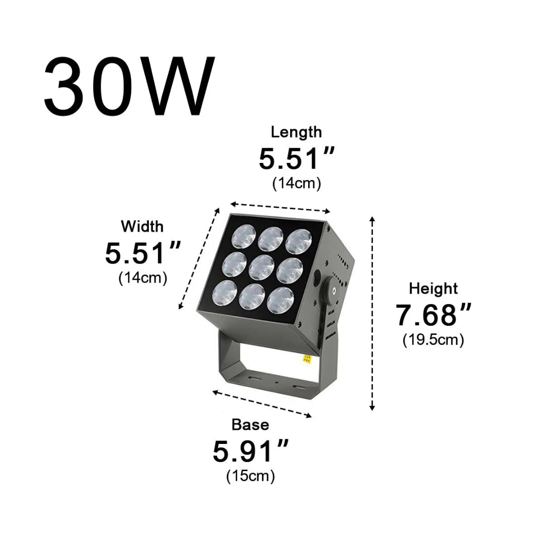 Waterproof LED Wall Sconce – Gray, Industrial Design for the Garden or Patio