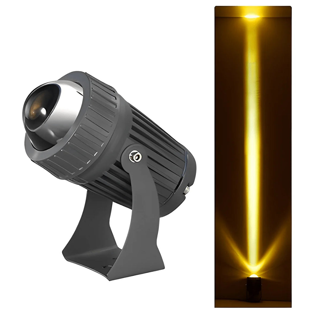 Waterproof LED Wall Sconce – Gray, Industrial Design for the Garden or Patio