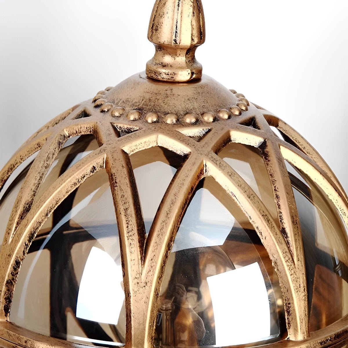 Wall Sconce – Black and Bronze, Retro Aluminum for the Garden, Sunroom, or Exterior Wall