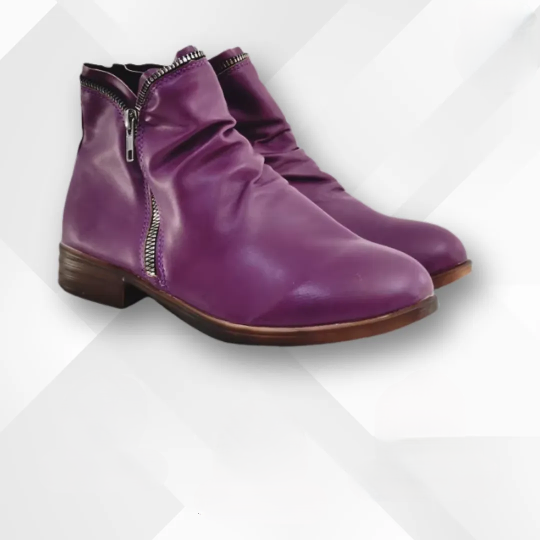 Bottines Femme Automne Confort Ergonomique Zip Côté